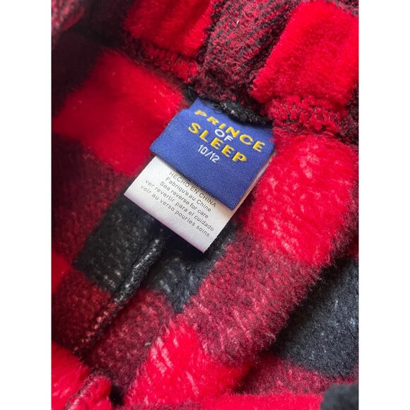 Black and red Buffalo plaid pajama pants - Picture 2 of 2